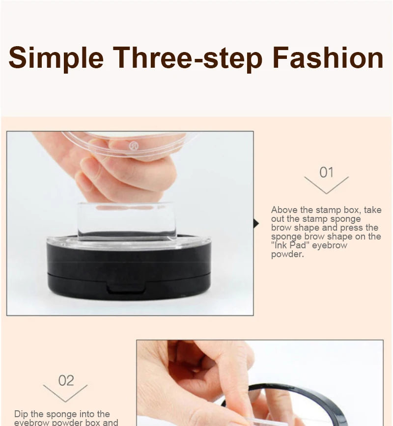 Waterproof Eyebrow Powder Stamp For Professional Makeup