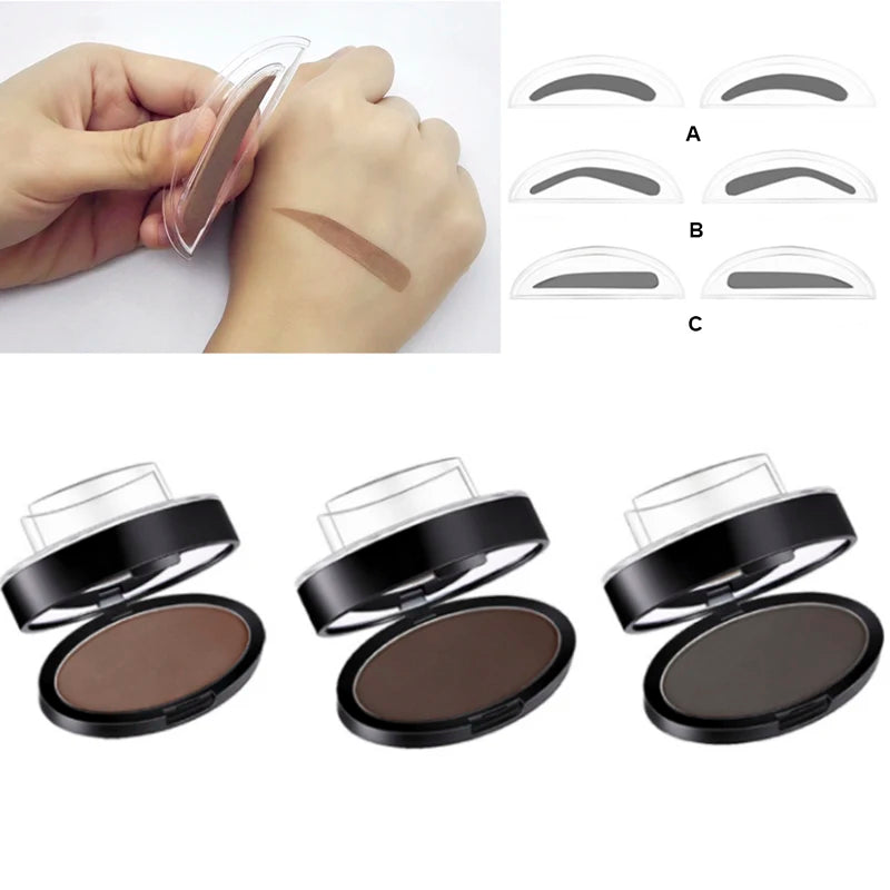 Waterproof Eyebrow Powder Stamp For Professional Makeup