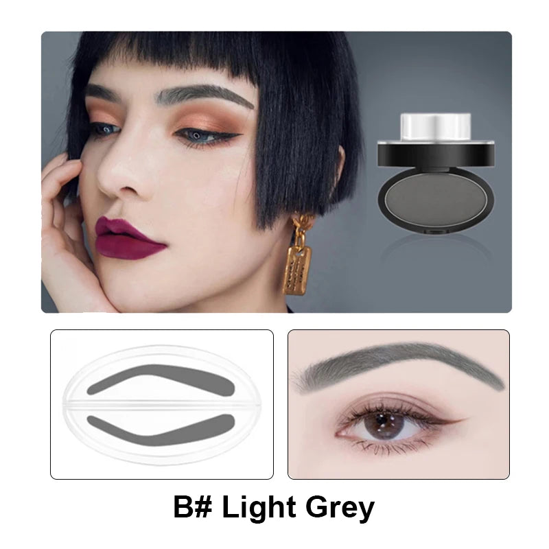 Waterproof Eyebrow Powder Stamp For Professional Makeup