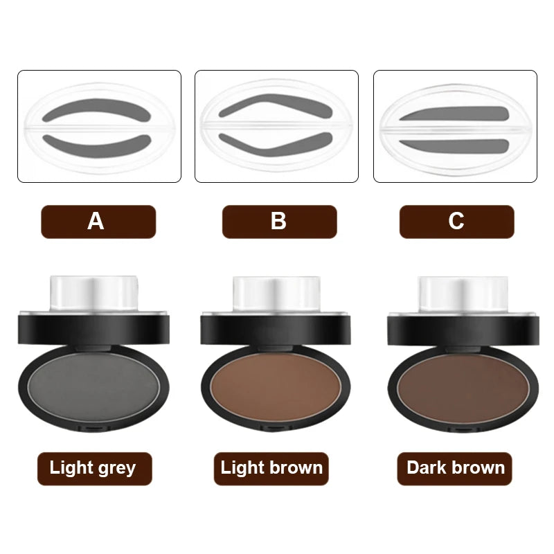 Waterproof Eyebrow Powder Stamp For Professional Makeup